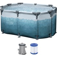 Bestway Eisbad Glacial Dip mit Filterpumpe Oval 150 cm x 90 cm x 65 cm