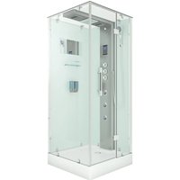 AquaVapore Dampfdusche Duschtempel Sauna Dusche Duschkabine D38-10R3 90x90 cm