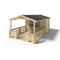 Altanka Gartenhaus Gerätehaus 3×2 m mit Anbau 3×1.76 m 15 m² DOM420+DOM394+DOM395+POD04 – 7.59 qm Altanka Gartenhaus Gerätehaus 3×2 m mit Anbau 3×1.76 m 15 m² DOM420+DOM394+DOM395+POD04 – 7.59 qm