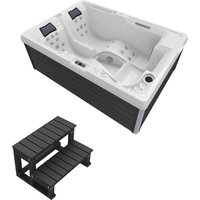 Tronitechnik Outdoor Whirlpool Spa Elba Aussen Weiss 210Cm X 150Cm Mit Heizung Hydromassage Bluetooth Inkl Treppe Tronitechnik Outdoor Whirlpool Spa Elba Aussen Weiss 210Cm X 150Cm Mit Heizung Hydromassage Bluetooth Inkl Treppe