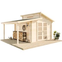 Alpholz Gartenhaus Aktiva Pultdach Tauchimprägniert 500 cm x 360 cm – 18 qm Alpholz Gartenhaus Aktiva Pultdach Tauchimprägniert 500 cm x 360 cm – 18 qm