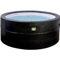 EXIT Leather Premium Whirlpool Schwarz für 4 Personen EXIT Leather Premium Whirlpool Schwarz für 4 Personen