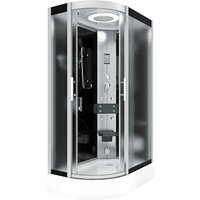 AquaVapore Duschkabine Komplettdusche Fertigdusche Dusche D60-73M0L-EC 120x80 cm