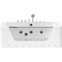Vente-unique Whirlpoolbadewanne Dyona Weiß 170 cm