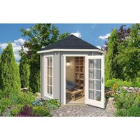 Lasita Maja Pavillion Inverness 44 Lichtgrau 280 cm x 242 cm – 8.11 qm Lasita Maja Pavillion Inverness 44 Lichtgrau 280 cm x 242 cm – 8.11 qm