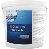 Evolution Chlor Granulat 5 kg Schnelllöslich Stoß Desinfektion Schwimmbad Pool