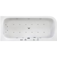 Ottofond Whirlpool-Komplettset Spirit 180×80 cm Links Weiß mit Wannenrandarmatu Ottofond Whirlpool-Komplettset Spirit 180×80 cm Links Weiß mit Wannenrandarmatu