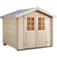 Wolff Finnhaus Holz-Gartenhaus/Gerätehaus Lyon-B B x T: 230 cm x 230 cm – 5.59 qm Wolff Finnhaus Holz-Gartenhaus/Gerätehaus Lyon-B B x T: 230 cm x 230 cm – 5.59 qm