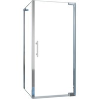 AICA 76x76x185cm Eckig Duschkabinen Eckduschen Duschtür Nischentür Duschabtrennung 8mm NANO Glas