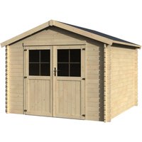 Decor et Jardin Holz-Gartenhaus Valodeal 245 x 317 x 303 cm Natur / Unbehandelt – 7.77 qm Decor et Jardin Holz-Gartenhaus Valodeal 245 x 317 x 303 cm Natur / Unbehandelt – 7.77 qm