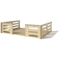 Altanka Veranda zum Gartenhaus 4×3 m Farbe Holz DOM548 – 3.92 qm Altanka Veranda zum Gartenhaus 4×3 m Farbe Holz DOM548 – 3.92 qm