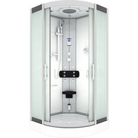 AcquaVapore Dampfdusche Duschtempel Sauna Dusche Duschkabine D46-00M2 80x80