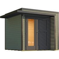 Weka Gartenhaus Amberley 1,5-Fache Tür Graugrün/Anthrazit 250 cm x 250 cm – 6.99 qm Weka Gartenhaus Amberley 1,5-Fache Tür Graugrün/Anthrazit 250 cm x 250 cm – 6.99 qm