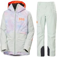 Helly Hansen Powchaser 2.0/Powderqueen, Skiset, Damen, hellgrün/helllila