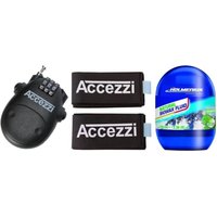 Accezzi skislot + skiclip + skiwax set, unisex, zwart