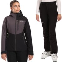 Kilpi Flip/Rhea Skiset, Damen, schwarz