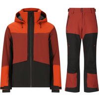 Whistler Kingland Ski-Jacke/Ski-Hose-Set, Herren, Madder Brown