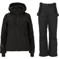 Whistler Drizzle Ski-Set (Jacke und Hose), Damen, schwarz