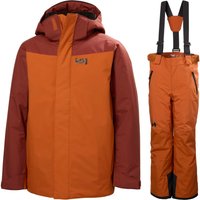 Helly Hansen Orionpeak Ski sets, children's, brown