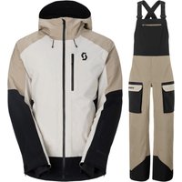 Scott Ultimate GTX Skiset, Herren, beige/schwarz