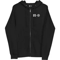 Shintoscilation hoodie with zip black