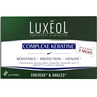 Compléments alimentaires vitalité cheveux et ongles à la kératine - Luxéol