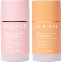 Le duo de masques en stick - La Rosée