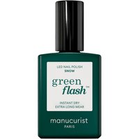 Vernis semi-permanent Green Flash Les blancs, naturels & beiges - Snow - Manucurist