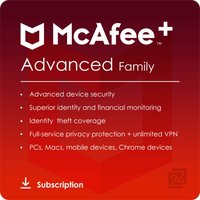 Promotion Blitzhandel24 17% de réduction sur McAfee Advanced Family 1 an