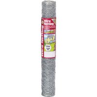 Gardman Galvanised Wire Netting 50mm² Hexagon, 10 x 0.9m 50060