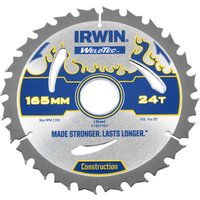 Irwin IRWIN® Weldtec Circular Saw Blade 165 x 30mm x 24T ATB 1897365