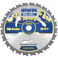 Irwin IRWIN® Weldtec Circular Saw Blade 184 x 16mm x 24T ATB 1897369