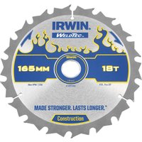 Irwin IRWIN® Weldtec Cordless Circular Saw Blades 165 x 20mm x 18T ATB 1897392