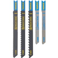 Irwin IRWIN® HCS/HSS U-Shank Jigsaw Blade Set, 5 Piece IW1014502
