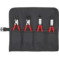 Knipex 00 19 56 Circlip Pliers Set in Roll, 4 Piece 00 19 56
