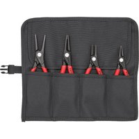 Knipex 00 19 57 Precision Circlip Pliers Set in Roll, 4 Piece 00 19 57