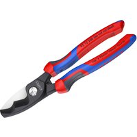 Knipex 95 12 200 Cable Shears with Twin Cutting Edge Comfort Handles 200mm 95 12 200