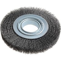 Lessmann Wheel Brush D178mm x W23-25 x 50 Bore Steel Wire 0.30 + Adaptors Set 3 355.162
