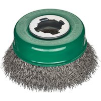 Lessmann X-Lock Crimped Stainless Steel Brush 85mm Non Spark 423.36X