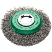 Lessmann X-Lock Crimp Stainless Steel Bevel Brush 115mm Non Spark 423.37X