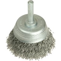 Lessmann DIY Cup Brush with Shank 50mm, 0.35 Steel Wire 430.123.EP