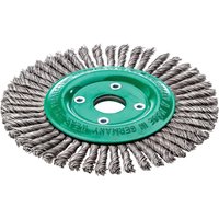 Lessmann Pipeline Brush 48 Knots 178 x 22.2mm Bore Steel Wire 475.201.48