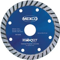 MEXCO GP Concrete Turbo Diamond Blade 115 x 22mm GPX10T11522