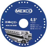 MEXCO XCEL Grade Metal Cut Diamond Blade 115 x 22mm MEXCEL11522