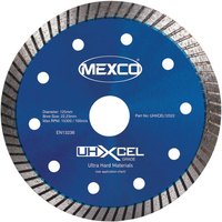 MEXCO UHXCEL Ultra Hard Materials Diamond Blade 125 x 22mm UHXCEL12522