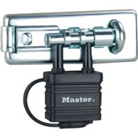 Master Lock Bolt Hasp with Integrated Lock 110mm 471EURD
