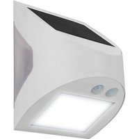 Masterplug Prysm Outdoor Solar Wall Light with PIR Motion Sensor - White 300 Lumens LEXSW30W40-01