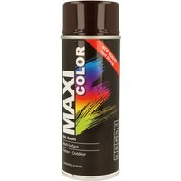 MAXICOLOR Spray Paint Gloss Chocolate Brown 400ml MX8017 MX8017