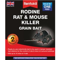 Rentokil Rodine Rat & Mouse Killer Grain x 2 PSMR11B PSMR11B