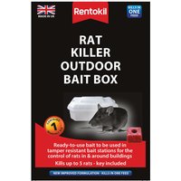 Rentokil Rat Killer Outdoor Bait Box PSR71B PSR71B